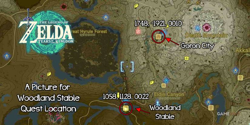 A Picture for Woodland Stable quest in Zelda: Tears of the Kingdom.