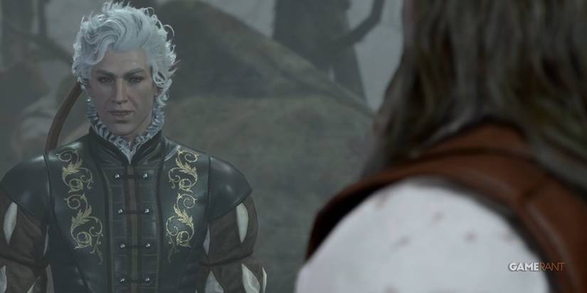 Baldur's Gate 3 Astarion Confronts Gandrel In The Sunlit Wetlands
