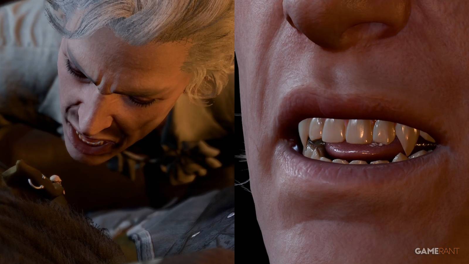 Baldur's Gate 3 Astarion Drinking Blood Collage