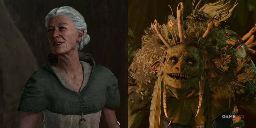 Baldur's Gate 3 Auntie Ethel Taking Cure Collage