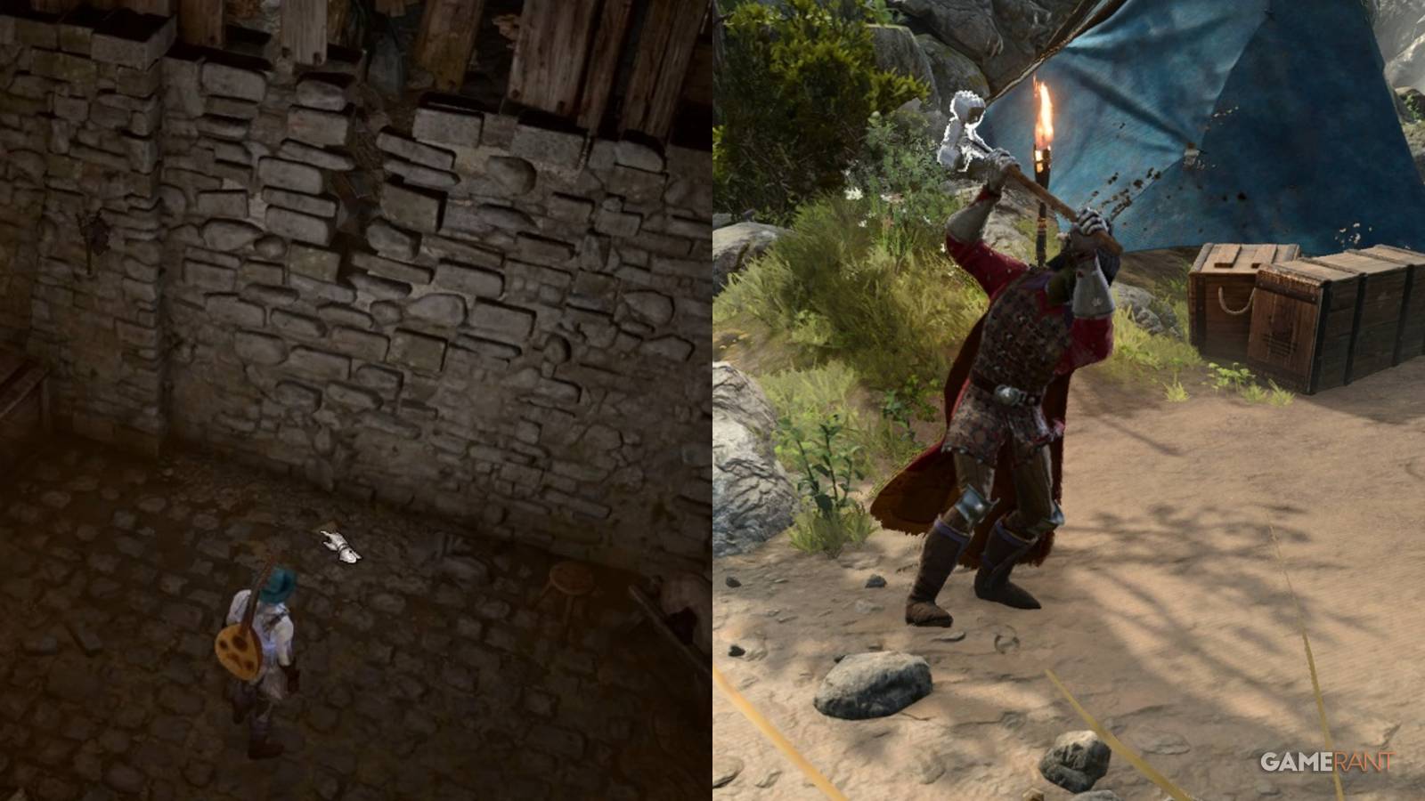 Baldur's Gate 3 Breaking The Cracked Wall Collage