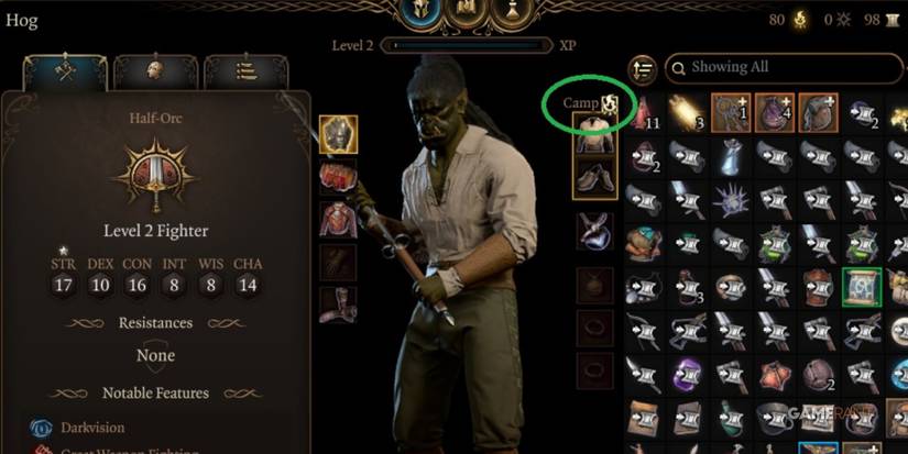 Baldur's Gate 3 Changing To Camp Outfit