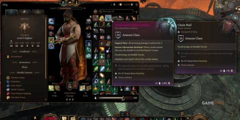 Baldur's Gate 3 Equipping The Adamantine Splint Armor