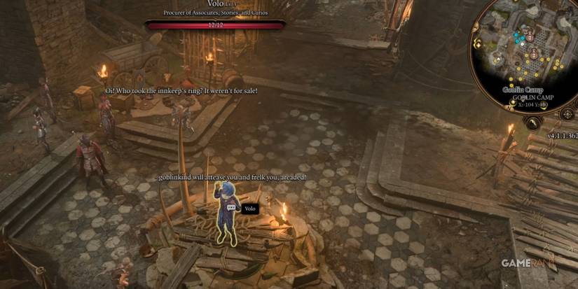 Baldur's Gate 3 Finding Volo In The Goblin Camp