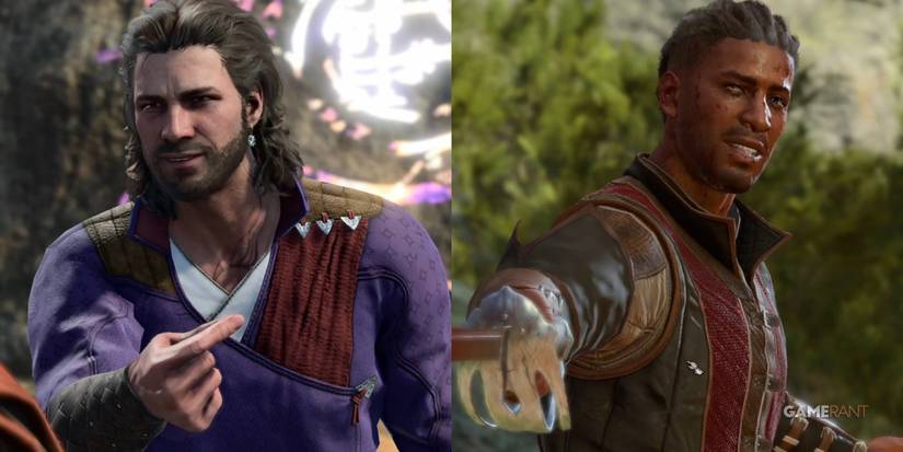 Baldur's Gate 3 Gale And Wyll Collage