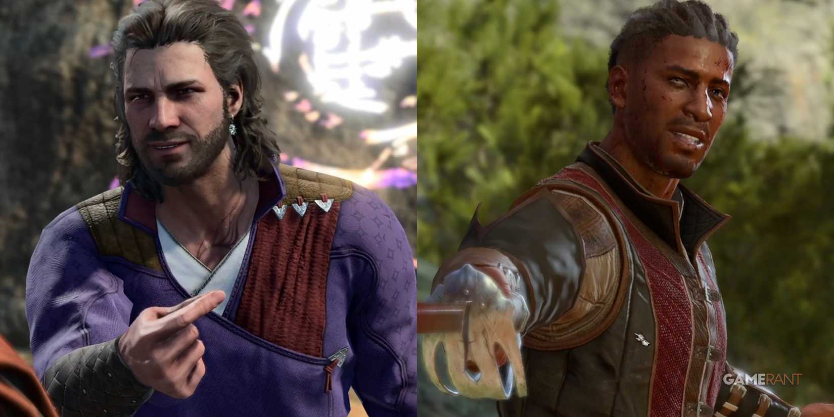 Baldur's Gate 3 Gale And Wyll Collage