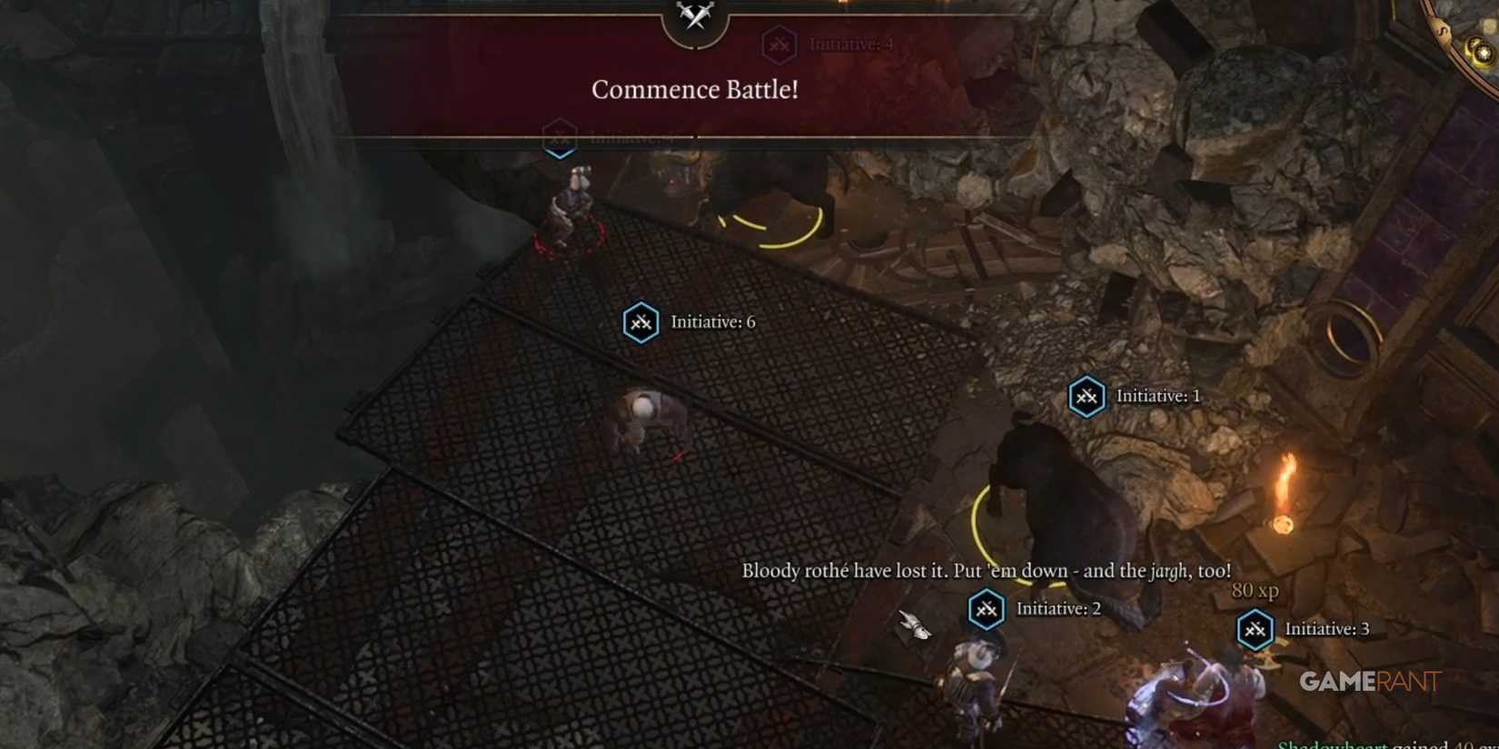 Baldur's Gate 3 Initiating Combat In Grymforge