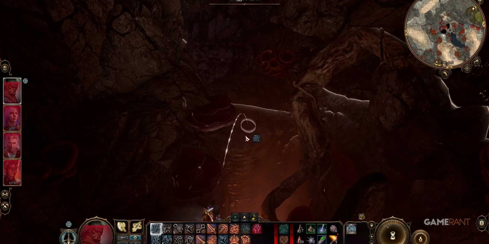 Baldur's Gate 3 Jumping To The Festering Cove Entrance