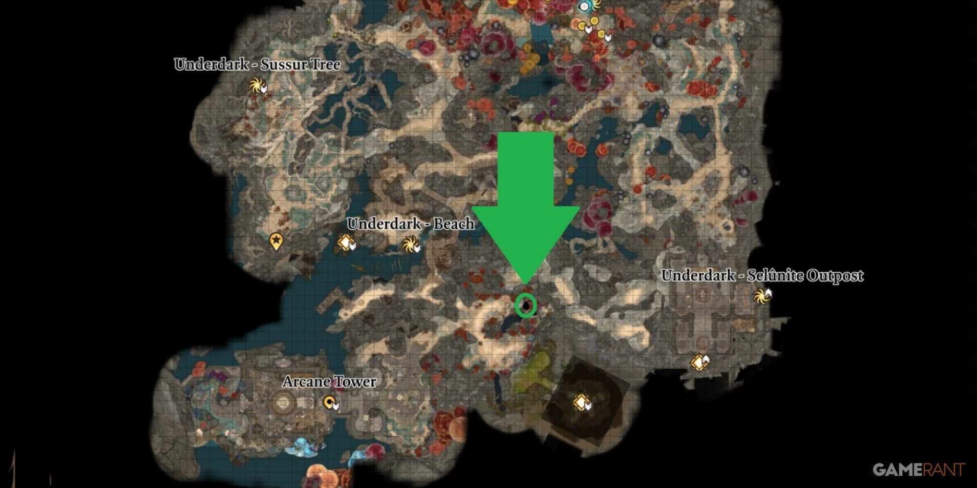 Baldur's Gate 3 Secret Location Of The Festering Cove