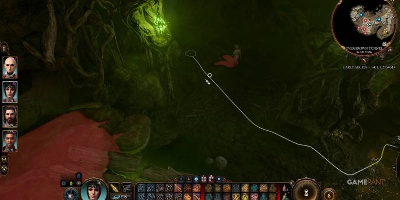 Baldur's Gate 3 Sneaking Past A Masked Opponent