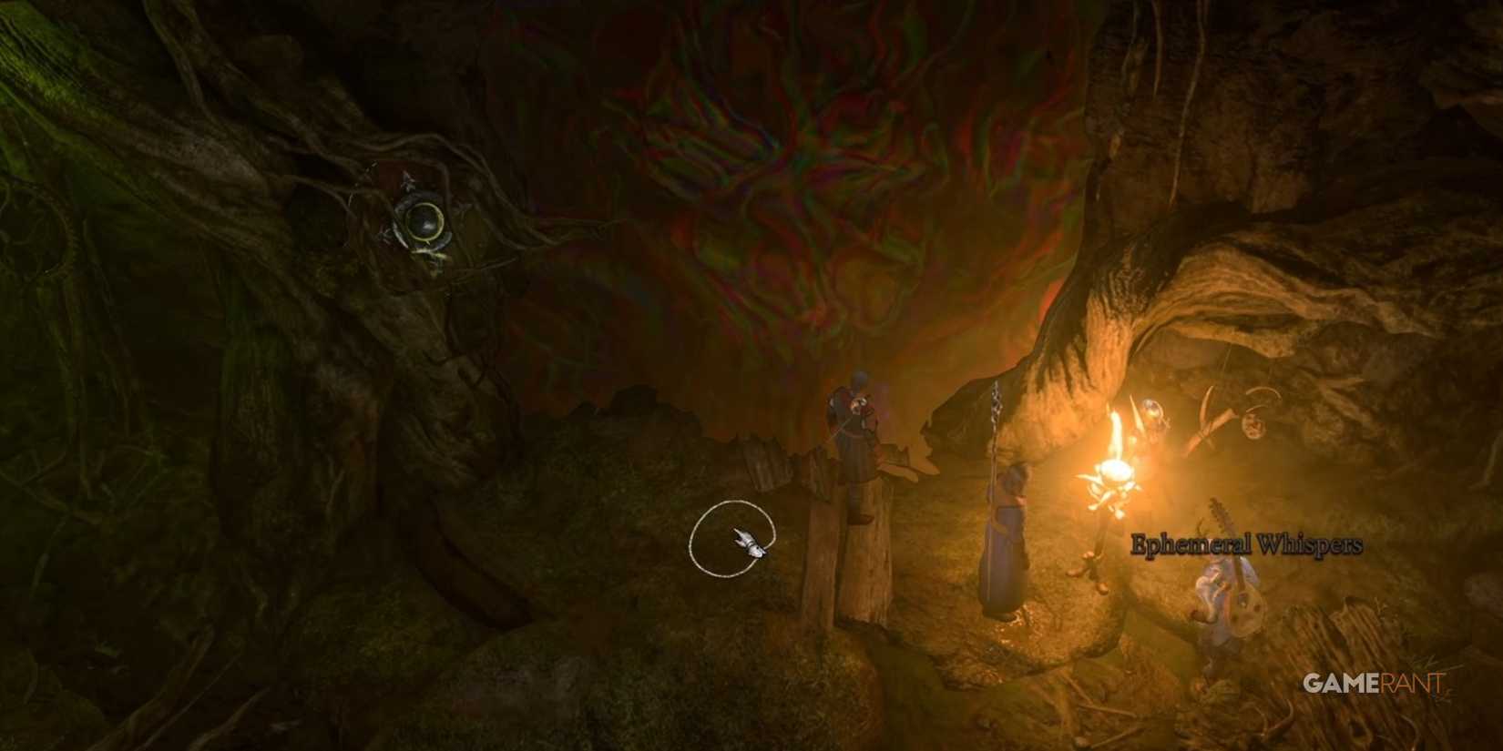 Baldur's Gate 3 Whispering Mask Allowing Players To Pass Through The Door