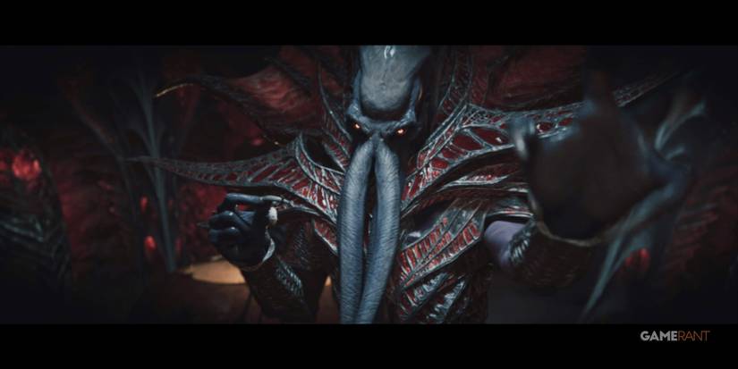 baldurs gate 3 mindflayer little worm in eye dark background