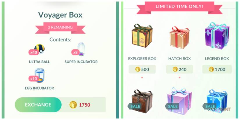pokemon go shop voyager box