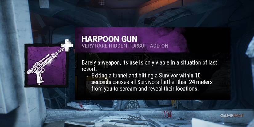 dead by daylight the xenomorph harpoon gun add-on