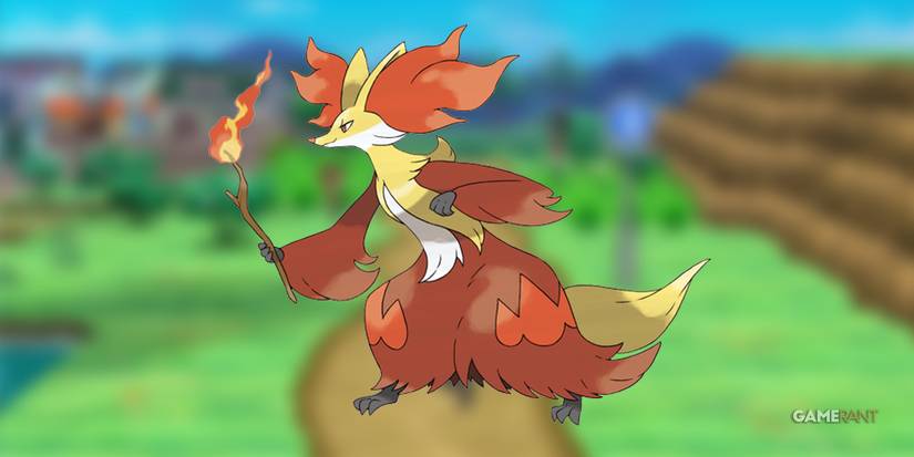 Delphox official artwork