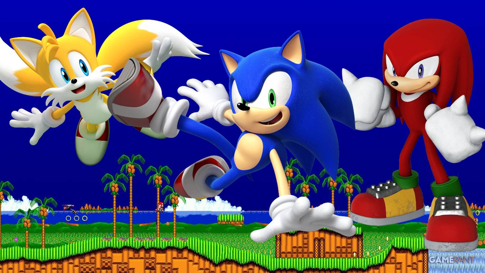 tails, sonic, and knuckles