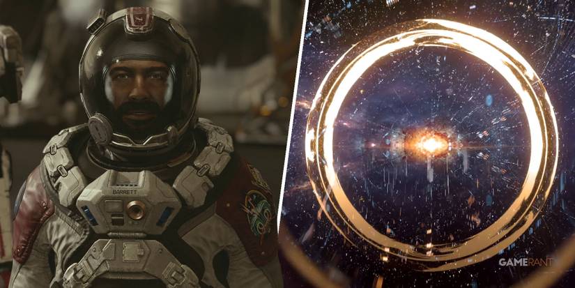 Visuals from the first and the last main story mission in Starfield