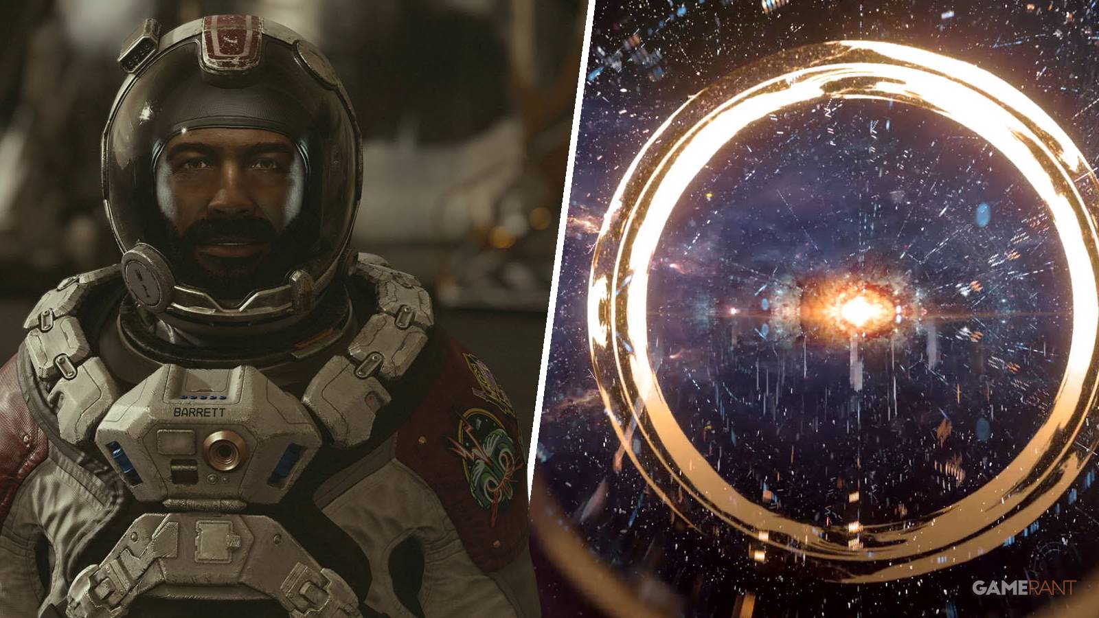 Visuals from the first and the last main story mission in Starfield