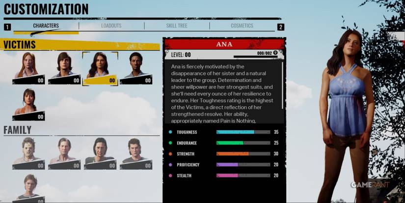 Texas Chain Saw Massacre Increasing Ana's Toughness