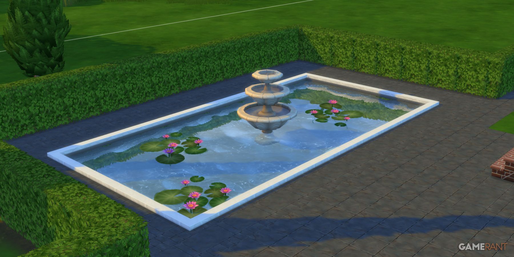 The Sims 4 Fountain Pool