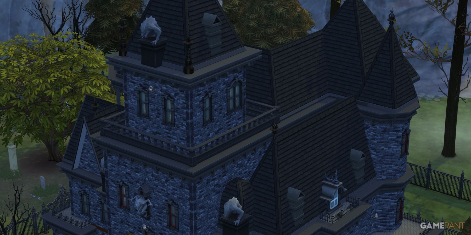 The Sims 4 Gothic Roof Details