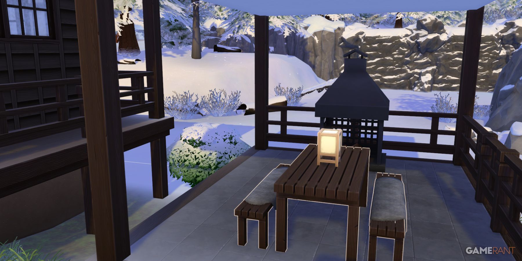 The Sims 4 Outdoor Sitting Area