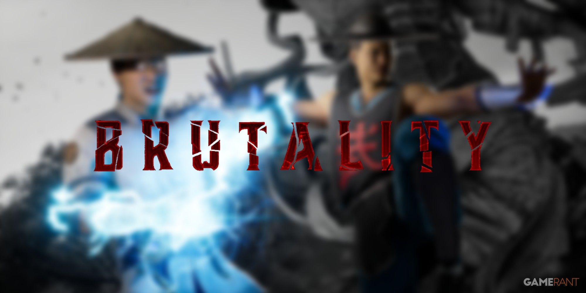 The brutality text over raiden and kung lao