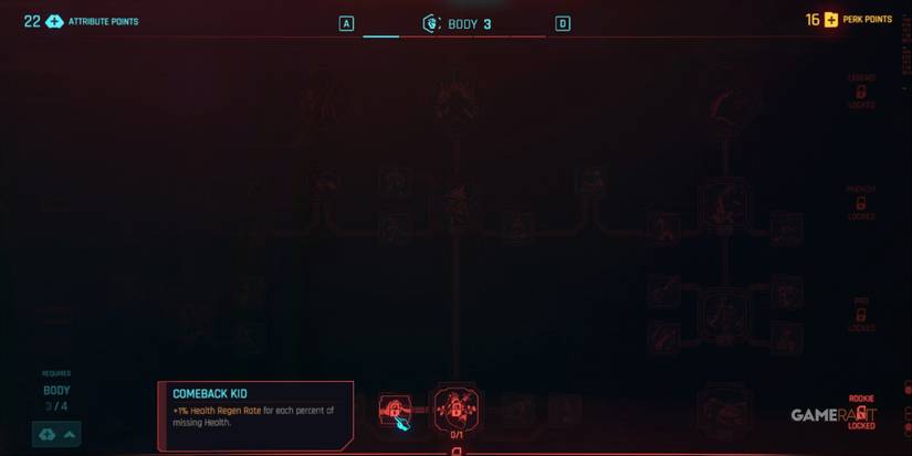 Cyberpunk 2077 Phantom Liberty Comeback Kid Perk