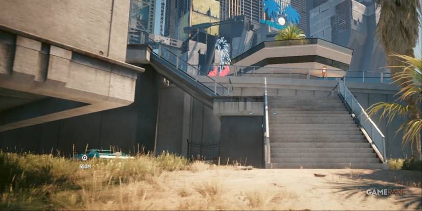 Cyberpunk 2077 Phantom Liberty Stairs Leading Off Of The Beach