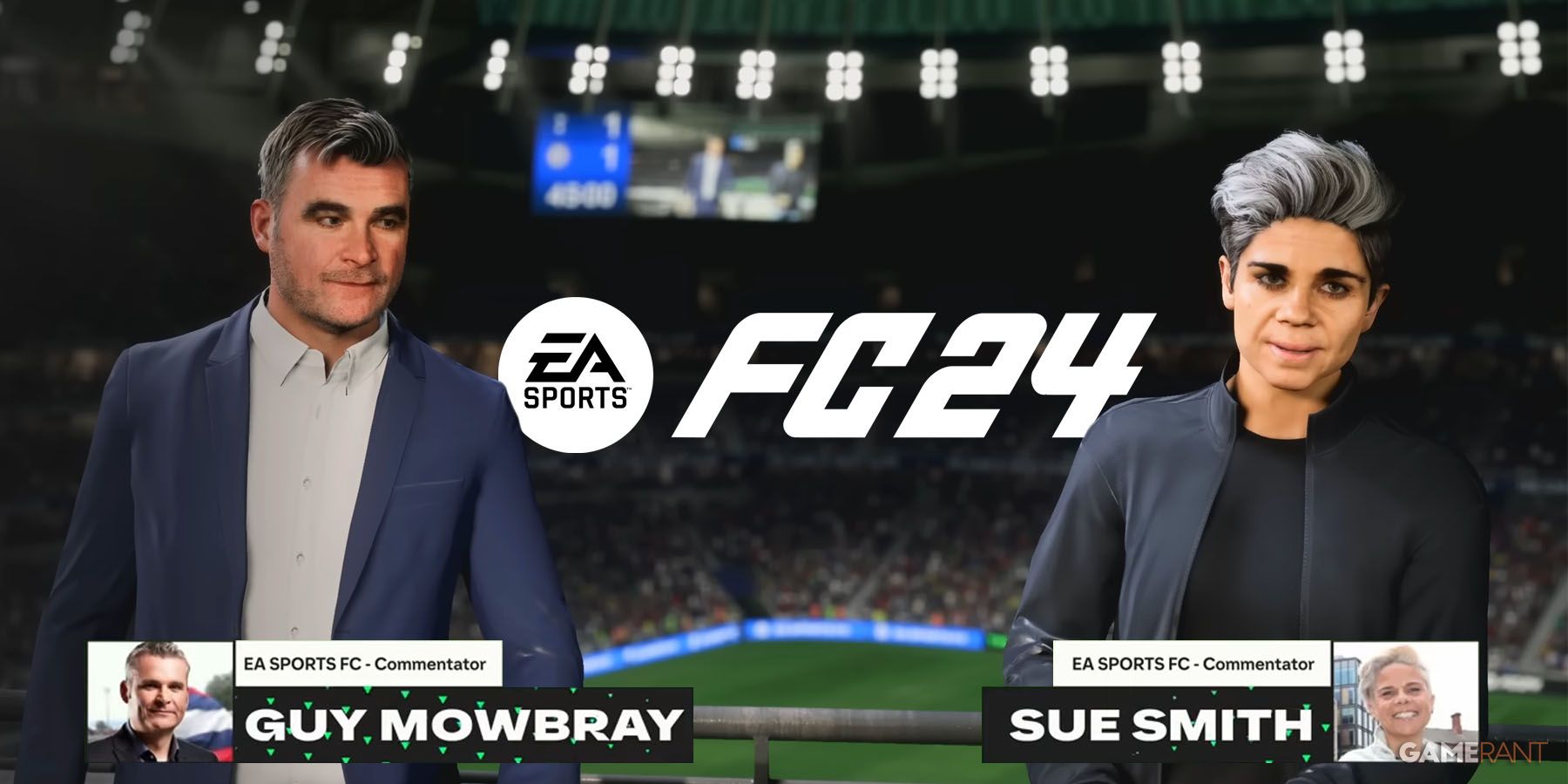 Guy Mowbray and Sue Smith in EA Sports FC 24