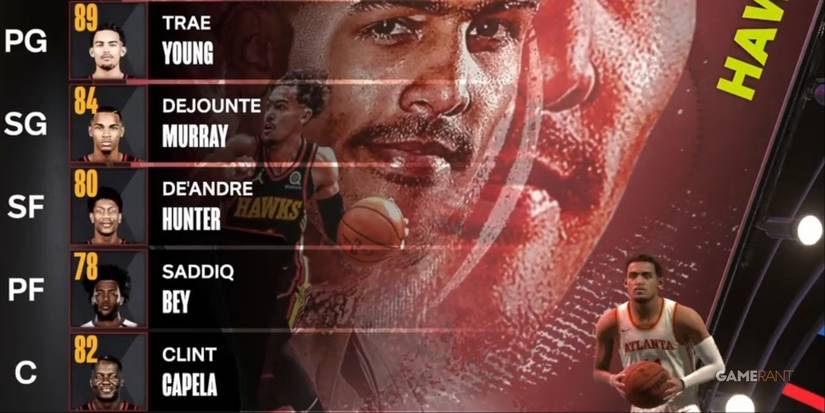 NBA 2K24 Atlanta Hawks Preseason Starting Lineup