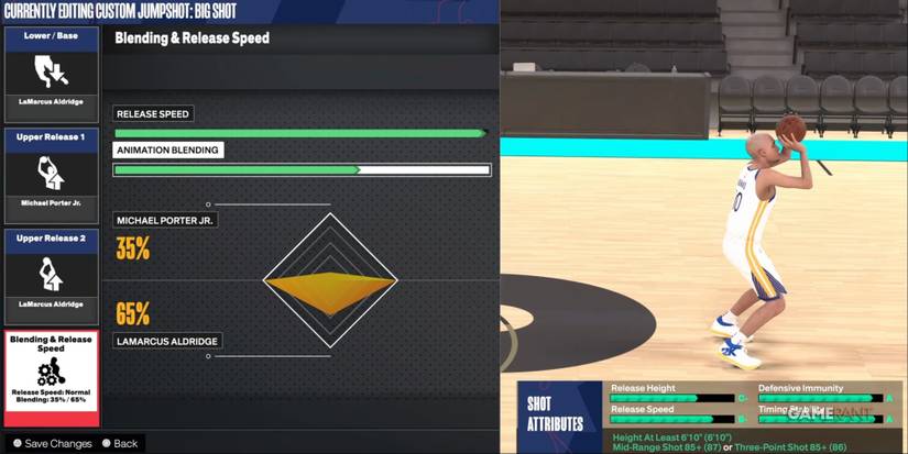 NBA 2K24 Best Big Man Custom Jump Shot