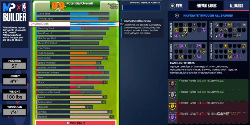 NBA 2K24 Best Dunker Build Page