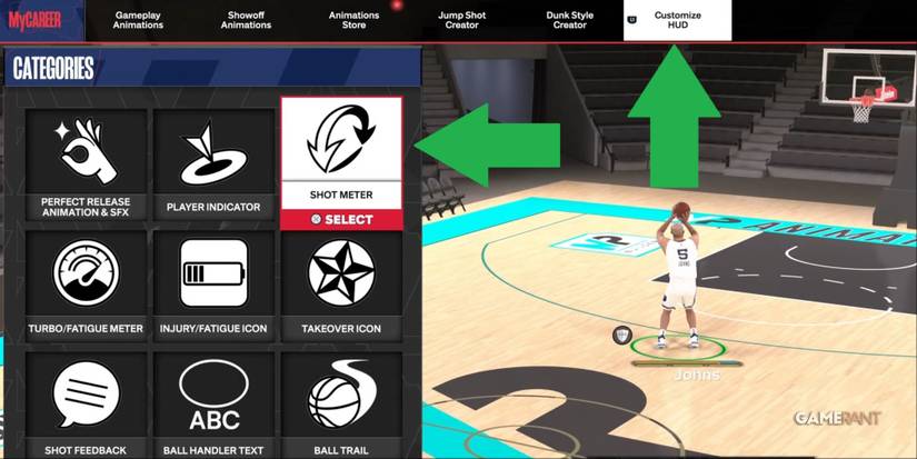 NBA 2K24 Changing The Shot Meter Animation In MyCareer