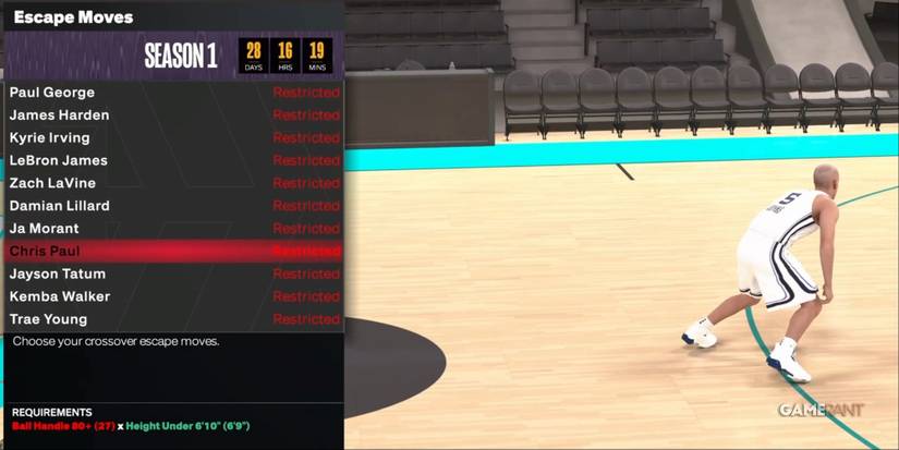 NBA 2K24 Chris Paul Escape Moves