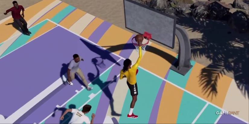 NBA 2K24 Dunk During The MyCareer Intro