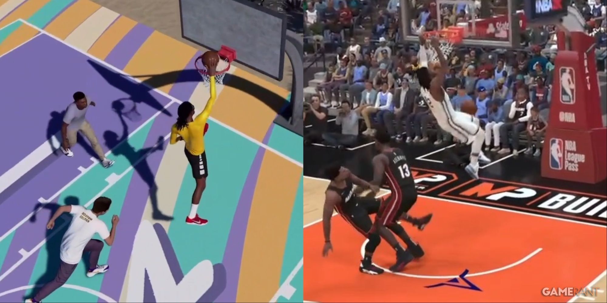 NBA 2K24 How To Dunk Collage