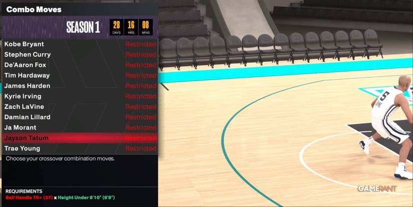 NBA 2K24 Jayson Tatum Combo Moves