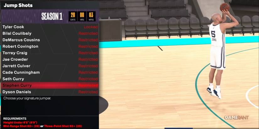 NBA 2K24 Stephen Curry Jump Shot