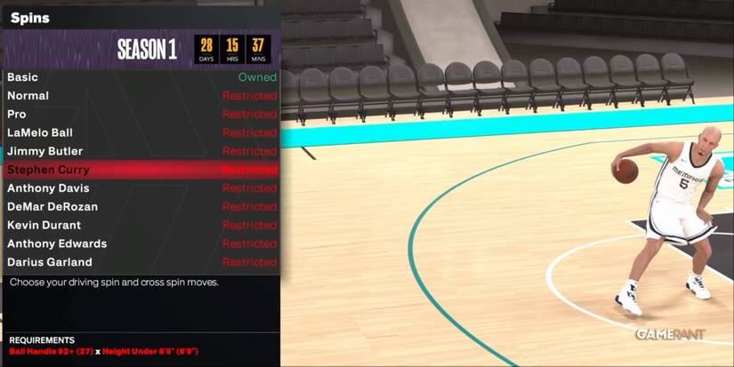 NBA 2K24 Stephen Curry Spin Move