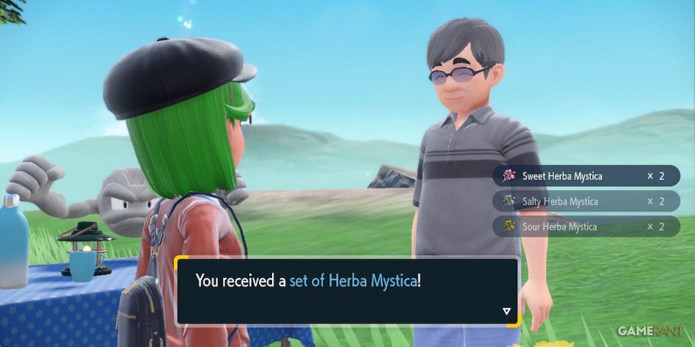 pokemon scarlet violet picnic chairs reward herba mystica