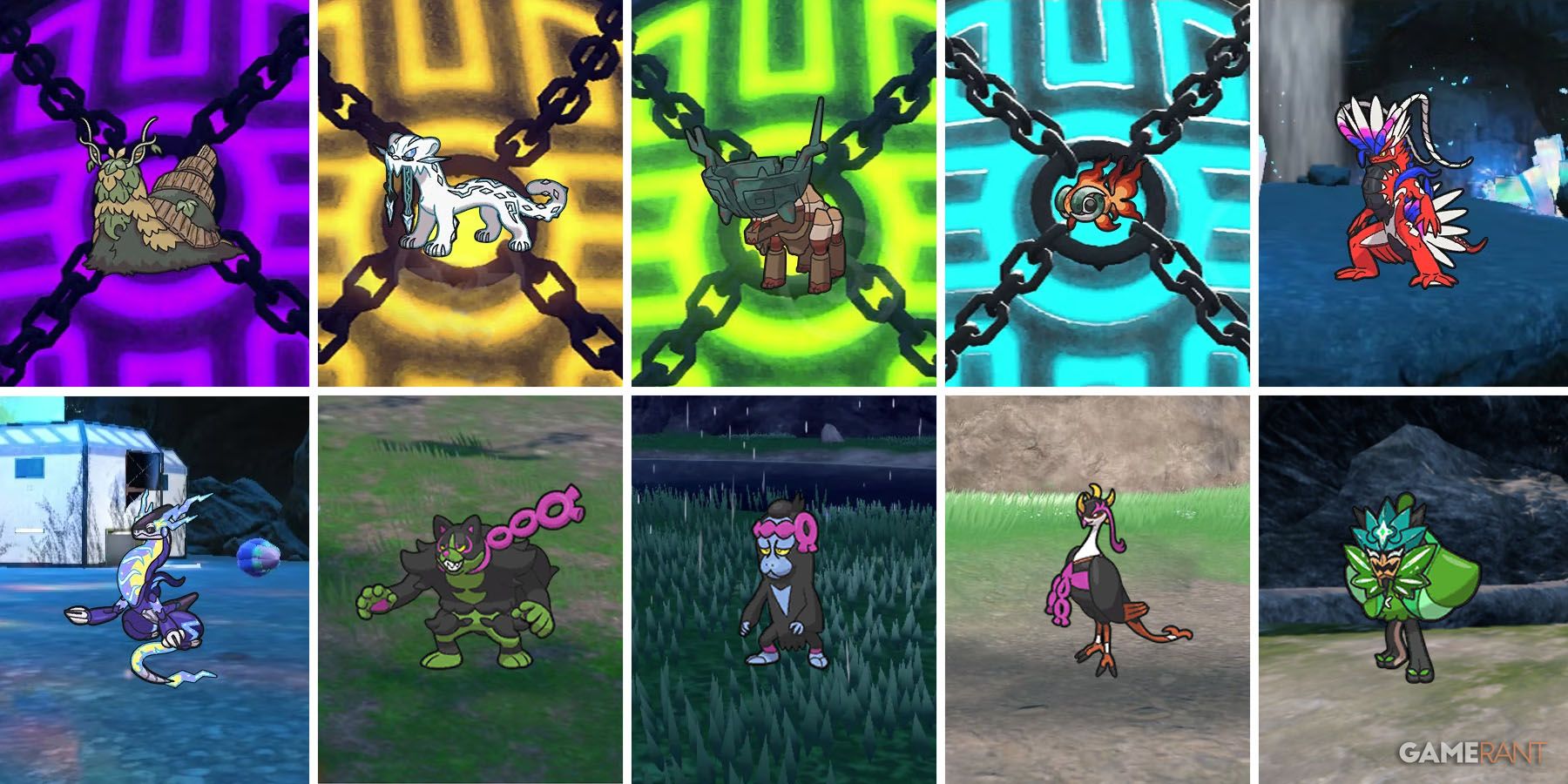 Pokemon Scarlet and Violet Legendaries