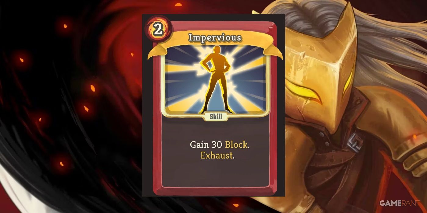 Slay The Spire Ironclad Impervious Card