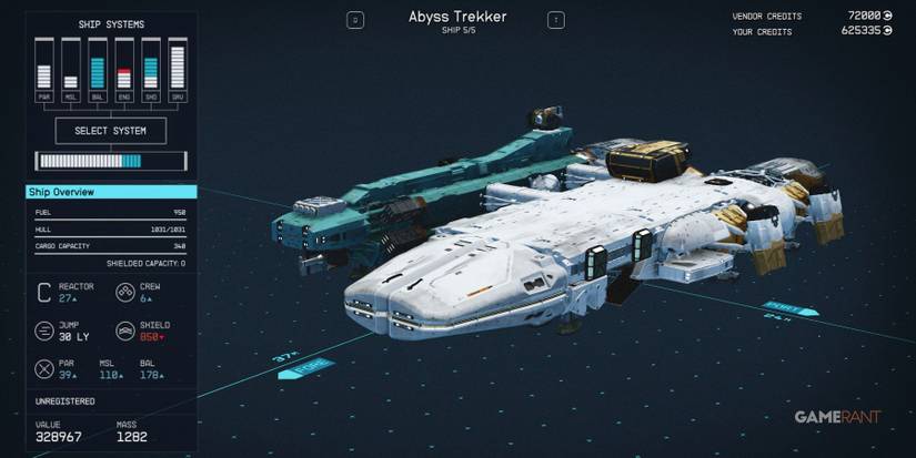 Starfield Abyss Trekker Ship
