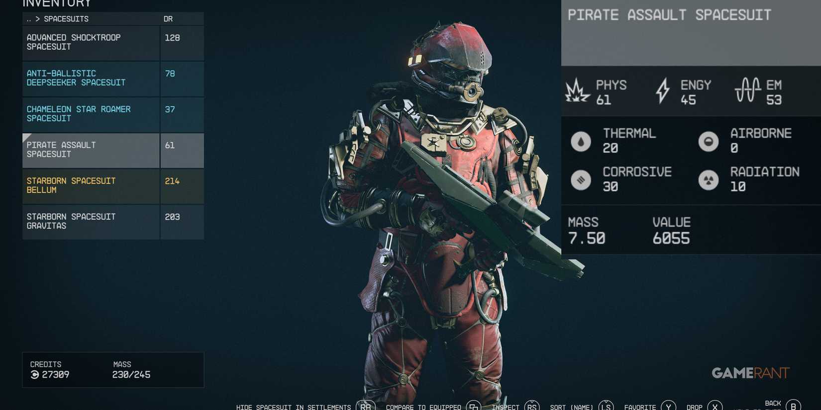 Starfield-Best-Suits-Pirate-Assault-Menu-Weapon