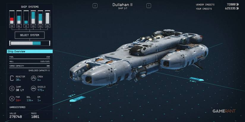 Starfield Dullahan II Ship
