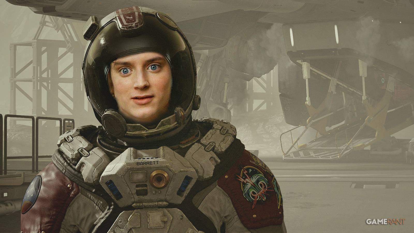 Starfield Elijah Wood's Frodo Barrett face swap