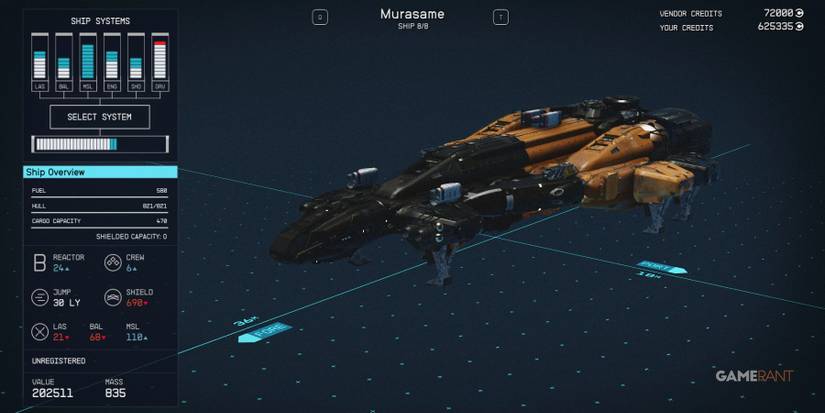 Starfield Murasame Ship