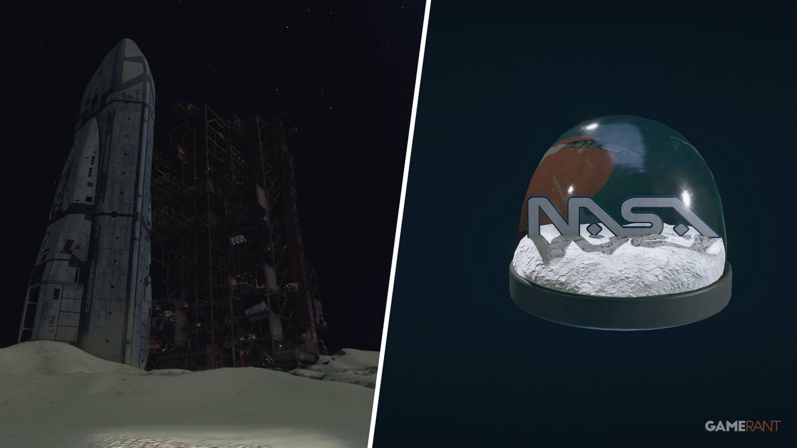 The NASA Snow Globe in Starfield