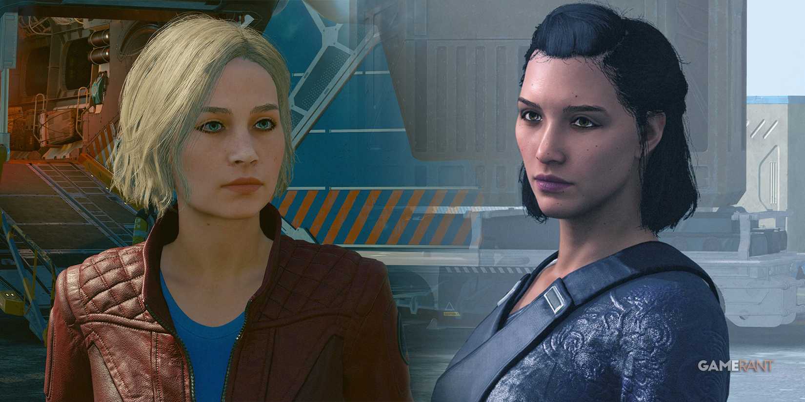 Starfield Sarah Morgan next to Andreja composite